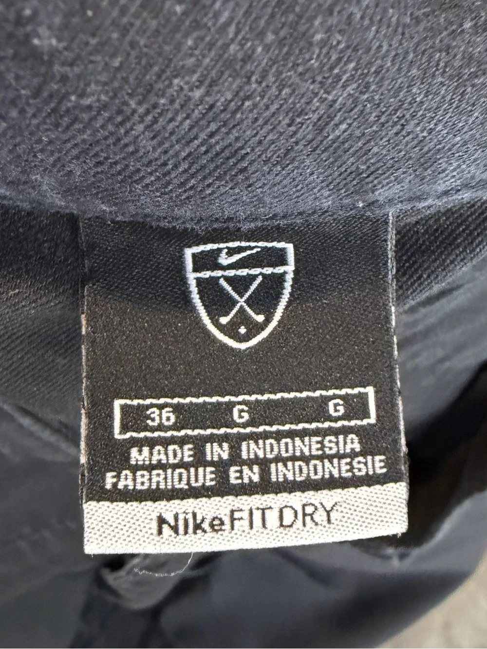 Nike Golf Cotton Blend‎ Flat-Front Men's Shorts in Black Size 36